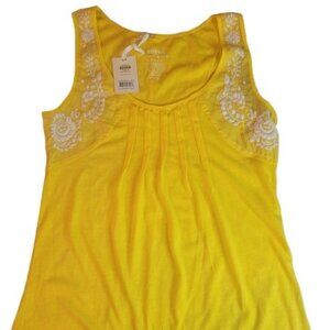 Fossil Women's Tank Top Size XS Yellow